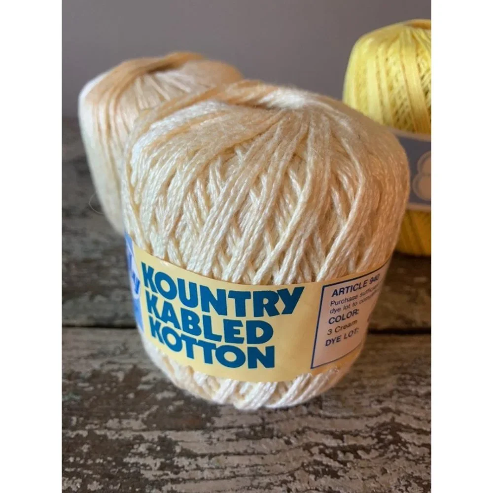Lot cotton yarn 4 spools - Picture 4 of 4